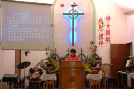 2010.03.07婦女團契紀念主日禮拜：婦女團契姐妹恭讀 上帝話語