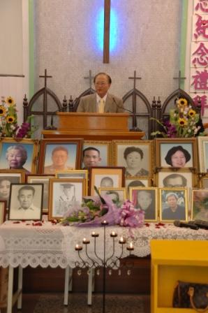 2010.03.21設教百週年歷年安息信徒追思紀念禮拜：資深長老致詞