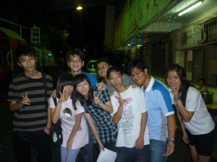 2010.07.20台灣跑兒X劉大偉夢想巡迴列車於烏日教會：烏日教會青年來接待台灣跑兒~